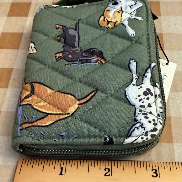 Vera Bradley Small Zip-Around Wallet Dog Park Pattern - Picture 5 of 5